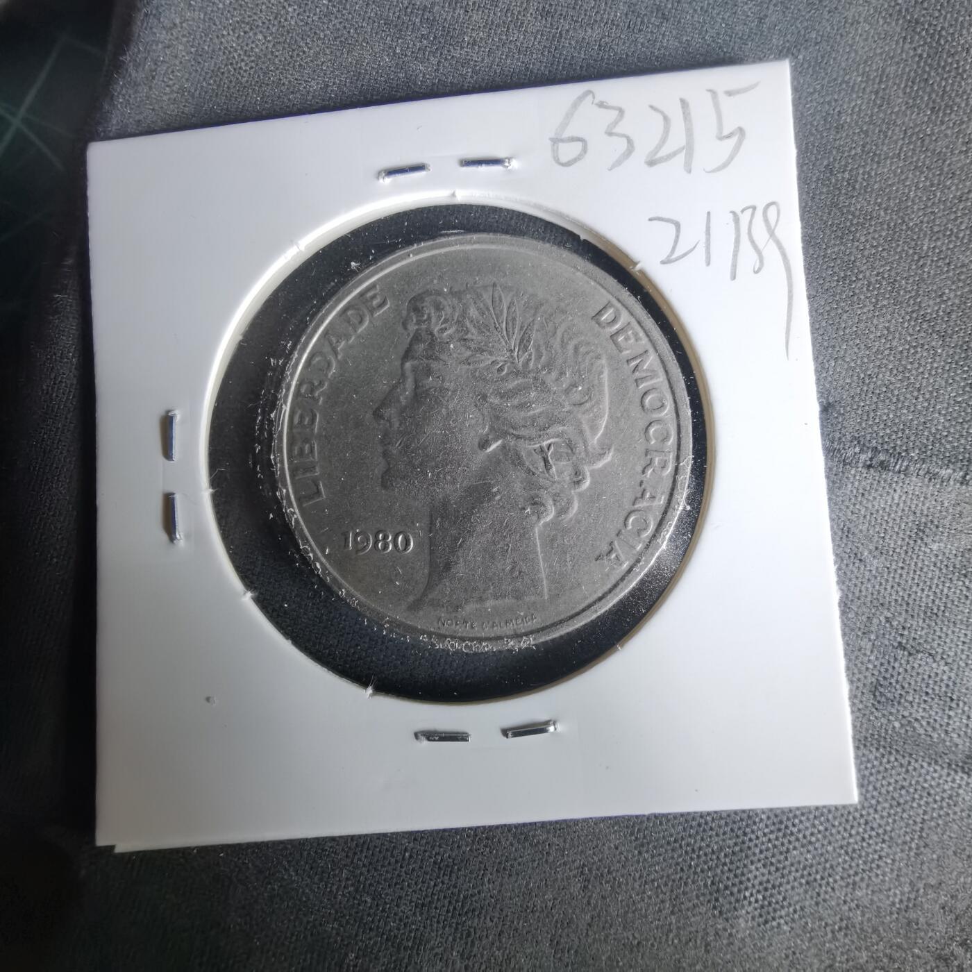 沼泽如烟--第1021场 葡萄牙1980年25埃斯库多