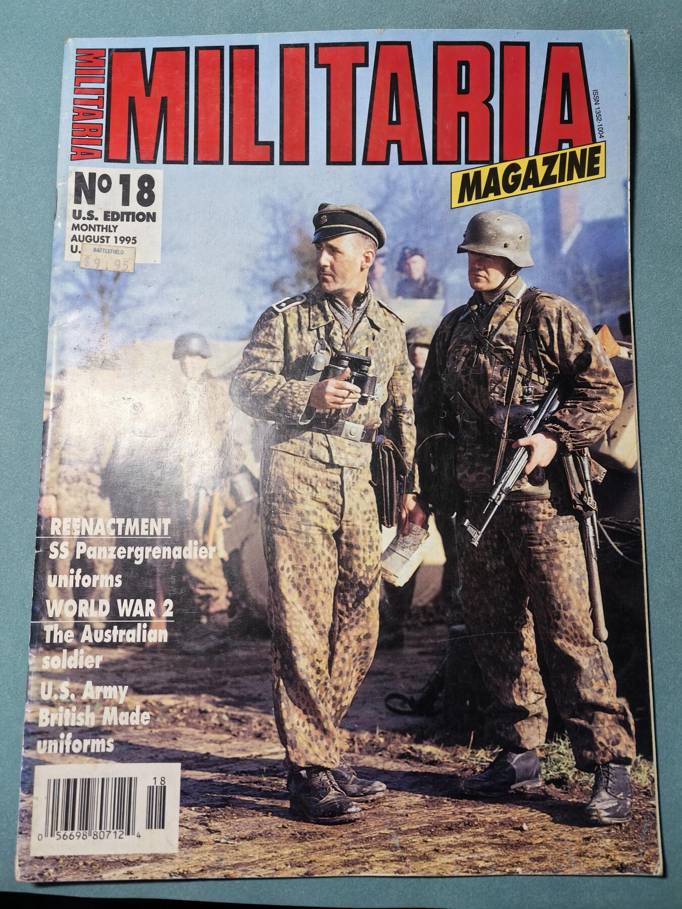 盛世勋华——号角文化勋章邮票专场拍卖第309期 法国出版英语版Militaria杂志 1995年8月第18期 50页