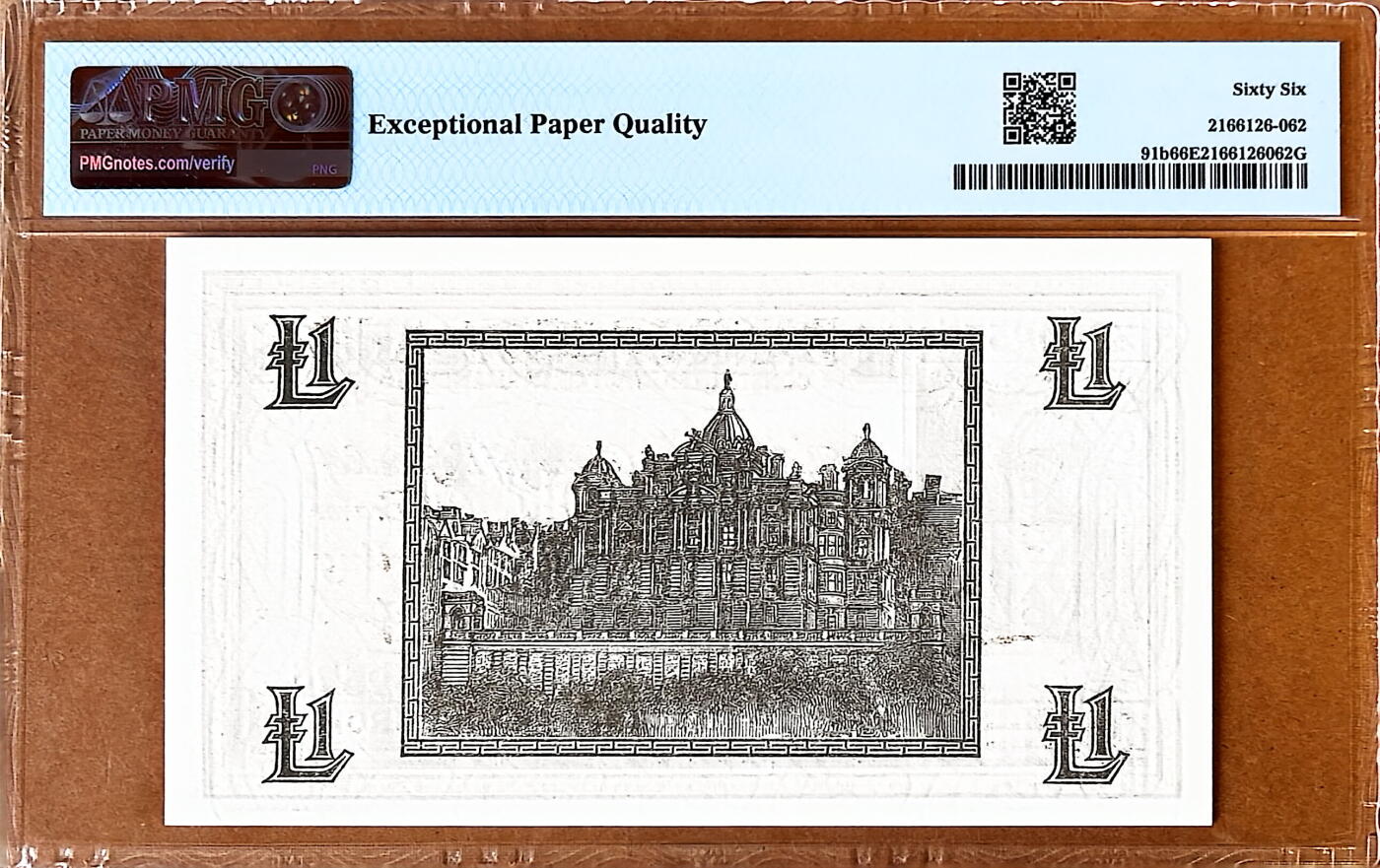 【Blue Auction】✨世界纸币精拍800期盛典——白金之夜🔥🔥🔥 S-【冠军分】苏格兰 早期 1941年1镑 非常少见的品种及品相 PMG66EPQ 