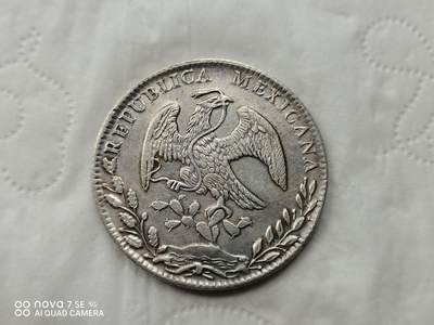 外国银币 - 1876年墨西哥鹰洋（26.6克）