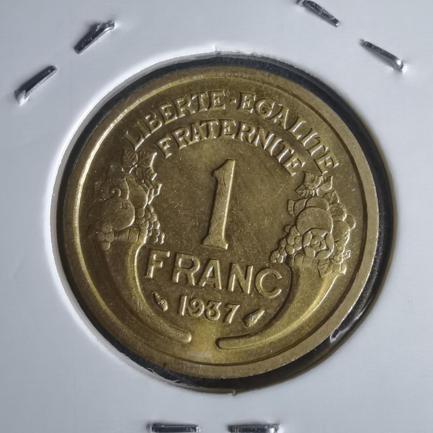 沼泽如烟--第1022场 法国1937年1法郎