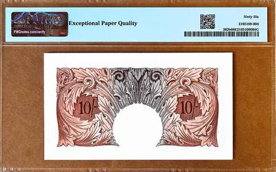 【Blue Auction】✨世界纸币精拍800期盛典——白金之夜🔥🔥🔥 G-【无47】英国 A序列 1930-34年10先令 PMG66EPQ 