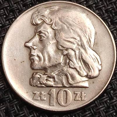 布加迪🐬～世界钱币(上海)🌾第 282 期 /  各国套币和散币 - 波兰🇵🇱 1960年 10兹罗提 大版