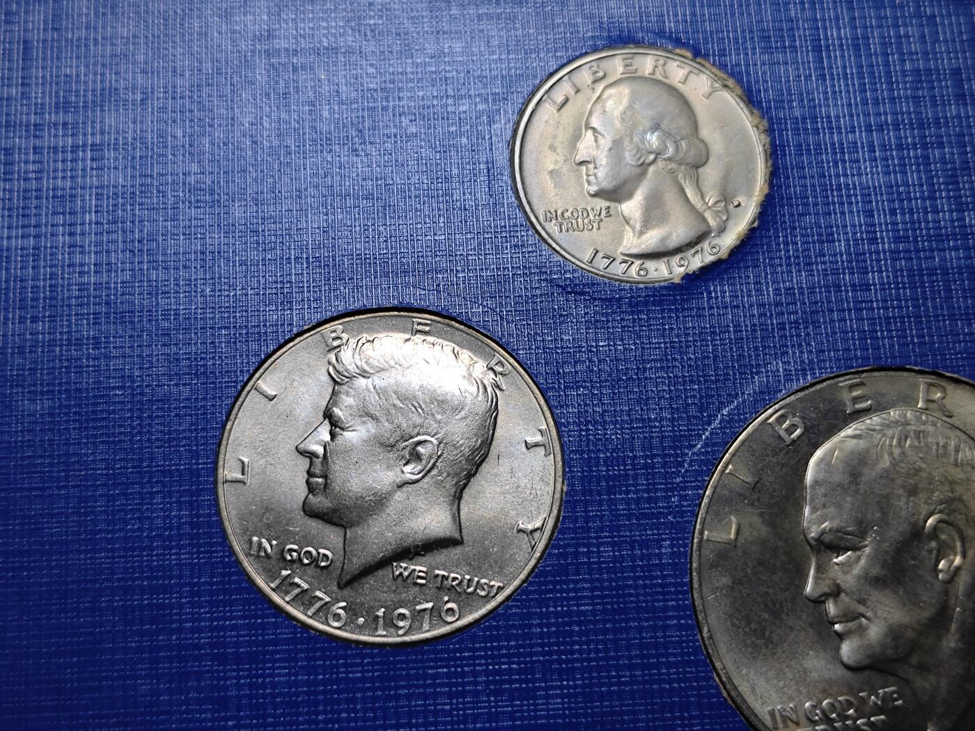 KK钱币收藏小铺   套币专场 2月预留时间 周末发货  美国建国200周年纪念套币