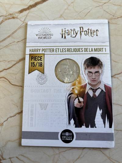 第193期拍卖 - 法国2021年哈利波特系列2组格兰芬多的剑纪念银币，333银，17克，发行75000枚