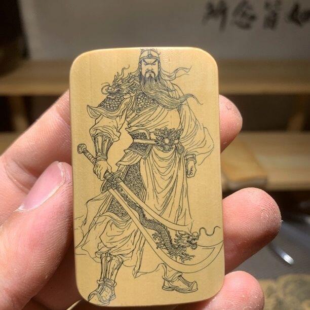 听雨轩（77）留青墨刻竹牌专场