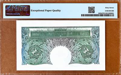 【Blue Auction】✨世界纸币精拍800期盛典——白金之夜🔥🔥🔥 G-英国 A序列 1929-34年1镑 PMG67EPQ 高分