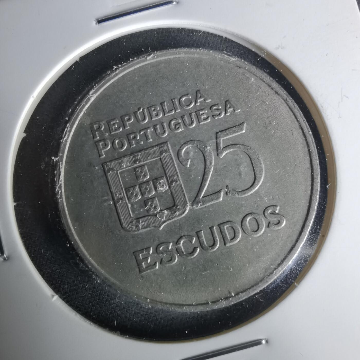 沼泽如烟--第1021场 葡萄牙1980年25埃斯库多