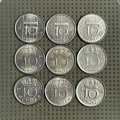 2026年第35场各国散币拍卖（总第185场） - 荷兰10分9枚