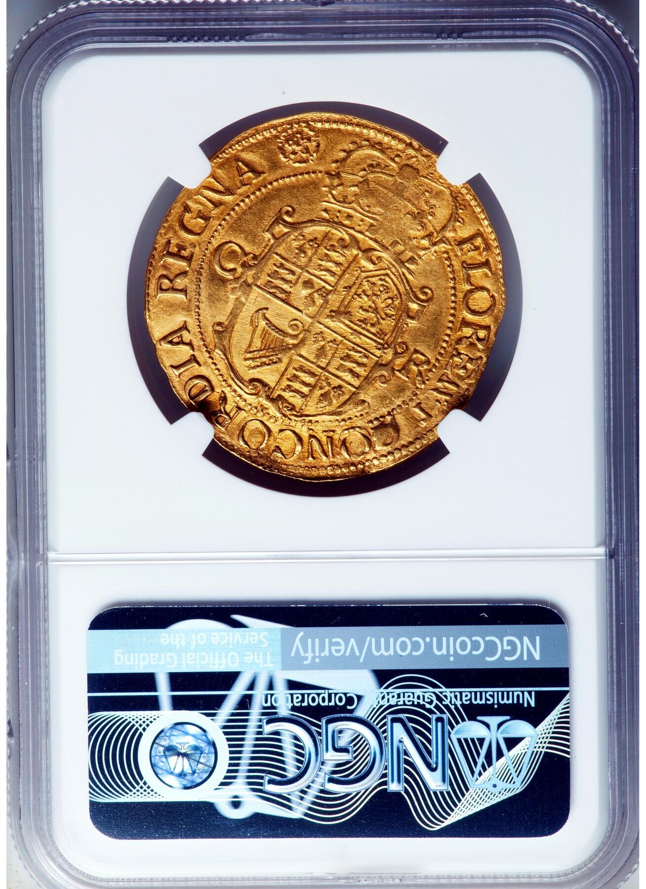 【Blue Auction】✨世界纸币精拍800期盛典——白金之夜🔥🔥🔥 G-【个位数记录 所见最佳】英国 1631-32年查理一世国王短暂发行版本Unite大金币（象征英格兰和苏格兰两大王国联合）=4克朗 购买力巨大 玫瑰花戳记 伦敦塔造币厂 该枚光感及底板丝滑 细节清晰且深峻 人像精美 如此佳状态对于查理一世金银币来说非常难得 备受追捧 极具历史意义（如图所谓冠军分MS62和亚军分AU58整体有复打 人像有轻微bend 玫瑰花和铭文模糊不清 远没有当下这枚看着舒服）