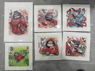 居子 亲签微喷复制画 一套6张 随机签绘两张 - 居子 亲签微喷复制画 一套6张 随机签绘两张