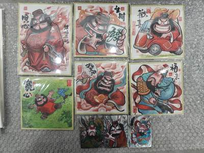 居子 亲签色纸 一套6张 随机签绘一张 - 居子 亲签色纸 一套6张 随机签绘一张