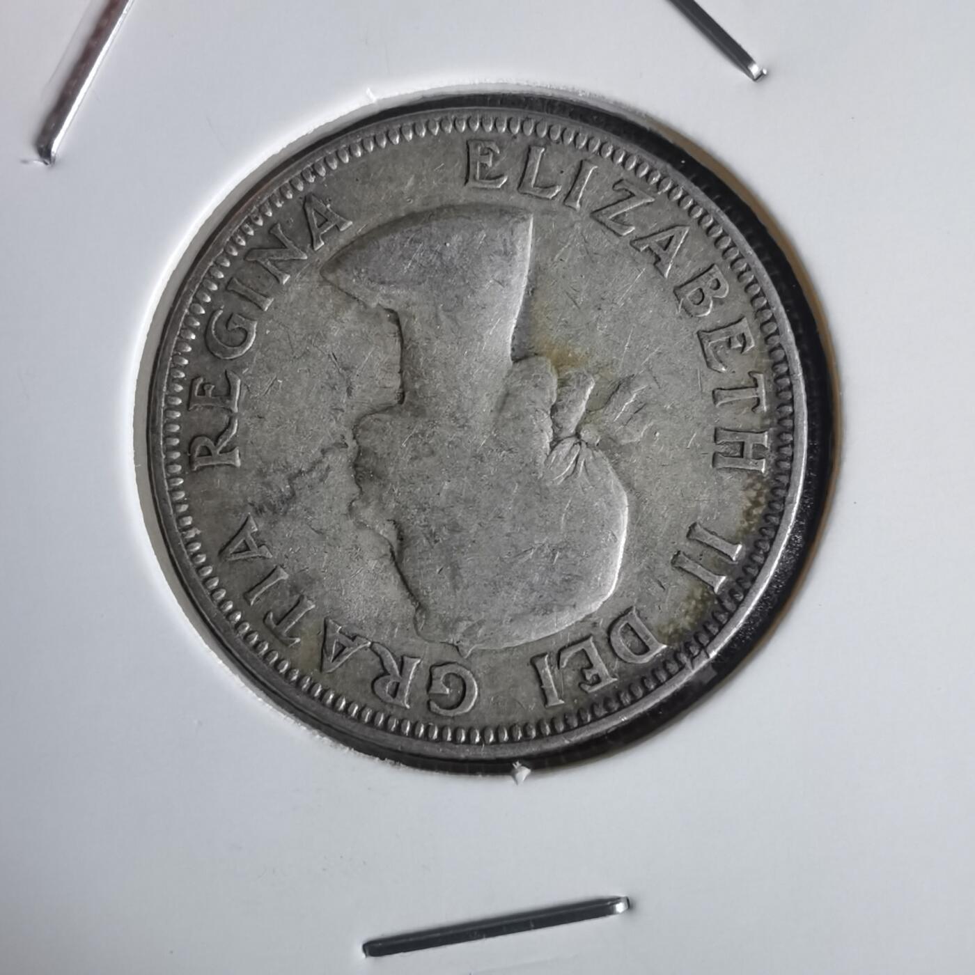 沼泽如烟--第1022场 加拿大1953年25分银币伊二首年