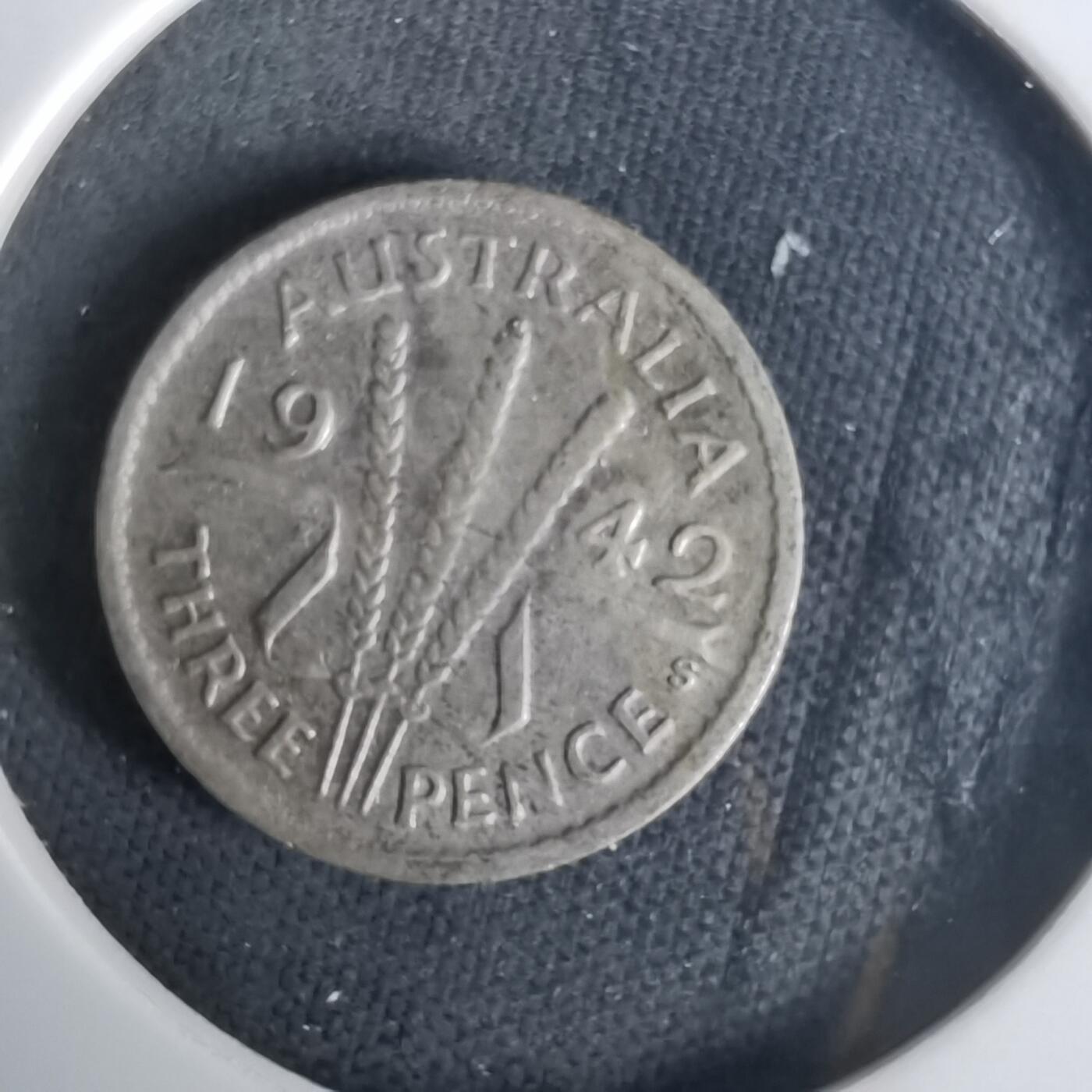 沼泽如烟--第1021场 澳大利亚1942年3便士银币