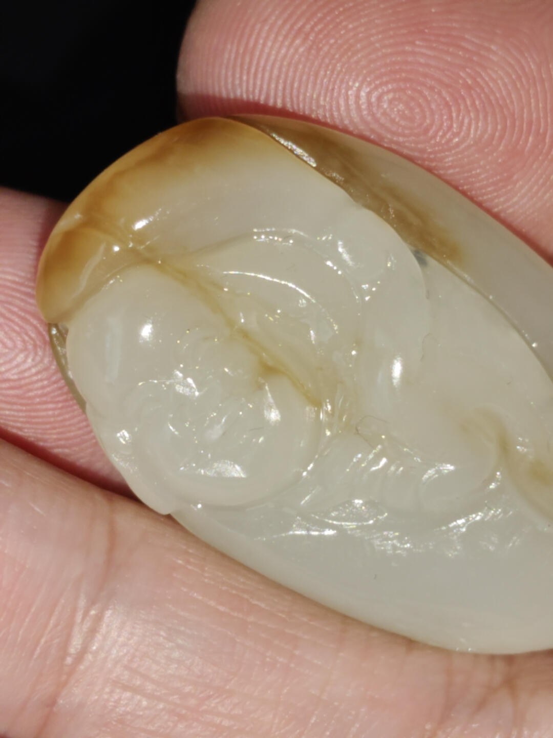 猩哥外币小铺➨【第221场】 新疆和田玉，寿星17克