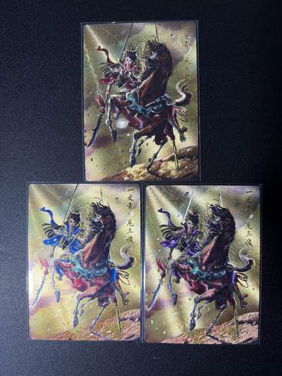 NO.27 好又多金牌大场，每周一站式配齐，方便凑单！（周6晚9点截拍，卖家送拍0抽成！） - 卡德曼 杆子扈三娘+异色 粗闪3张