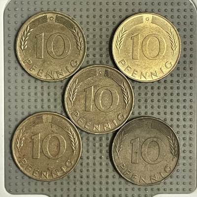 2026年第35场各国散币拍卖（总第185场） - 德国10芬尼5枚