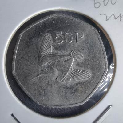 沼泽如烟--第1022场 - 爱尔兰1998年50便士