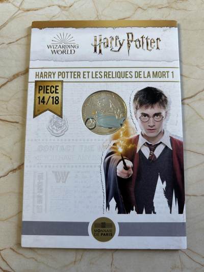 第193期拍卖 - 法国2021年哈利波特系列2组鲁伯·海格纪念彩银币，333银，17克，发行75000枚，