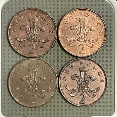 2026年第35场各国散币拍卖（总第185场） - 英国2便士4枚