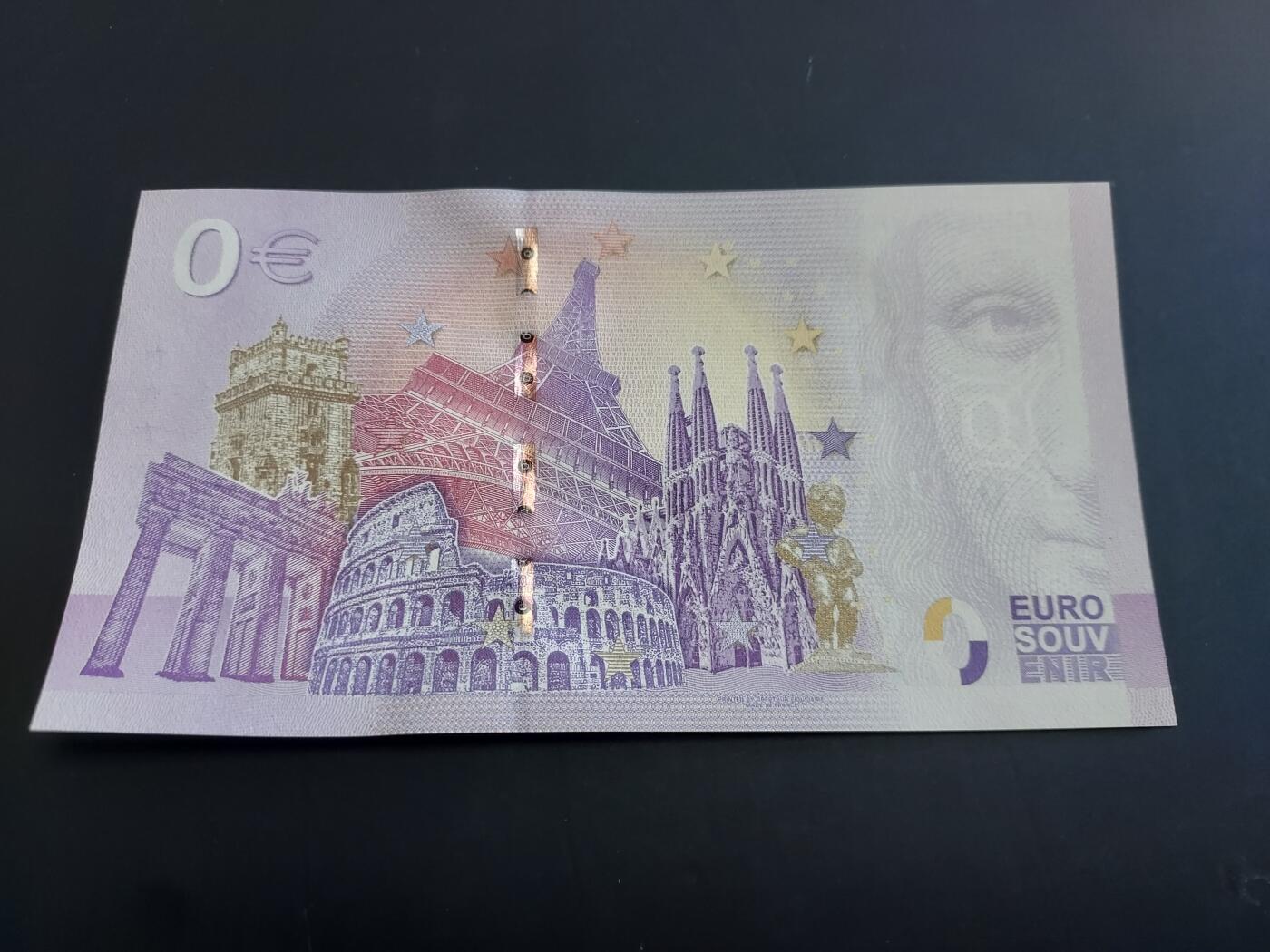 博彦收藏  AM 3月21日 8点钱币专场 全场包邮 欧洲 牛年 0欧元纪念钞 UNC 全新