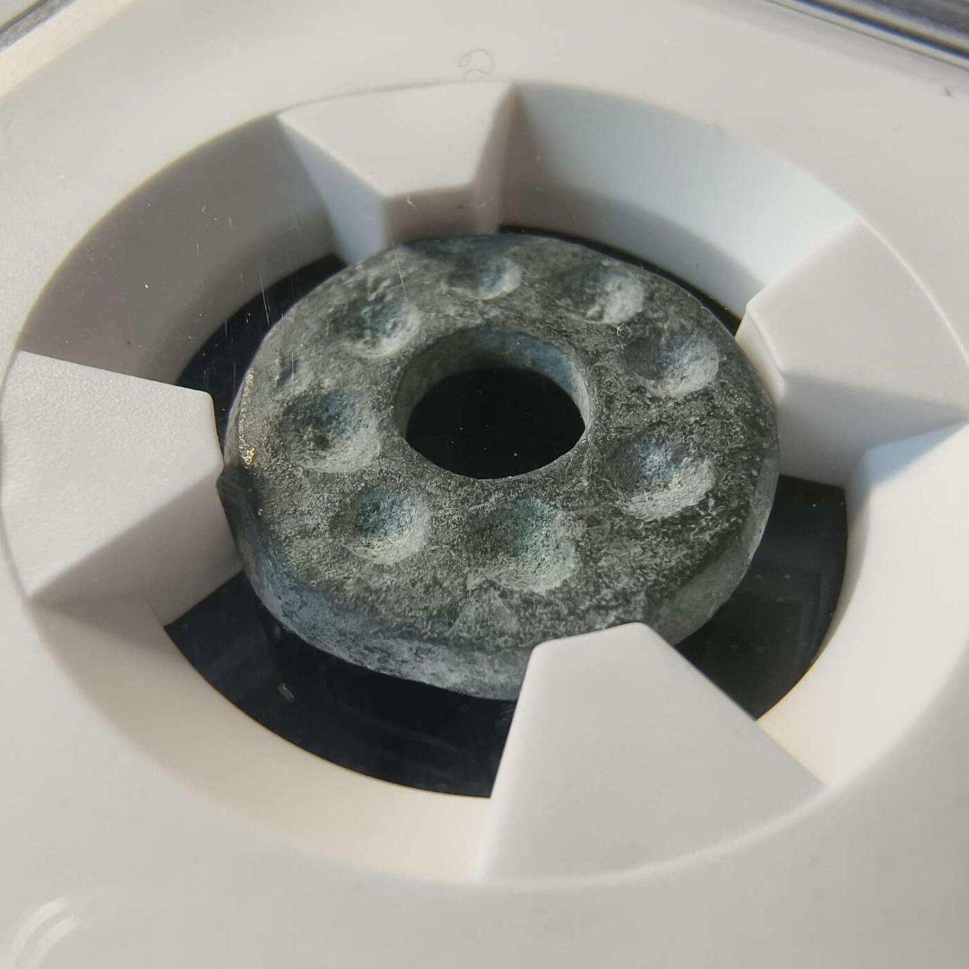 七河·世界币章水晶矿标化石杂件小拍（总第42期）（周一结标） （4）k647 大唐西域 七河地区·粟特 藕芯砝码钱 华夏评级极美80分