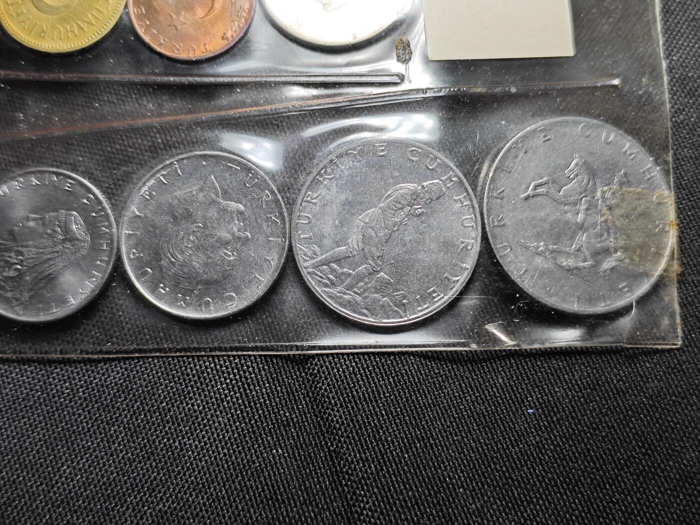 KK钱币收藏小铺   套币专场 2月预留时间 周末发货  土耳其套币 含大小面值各面值