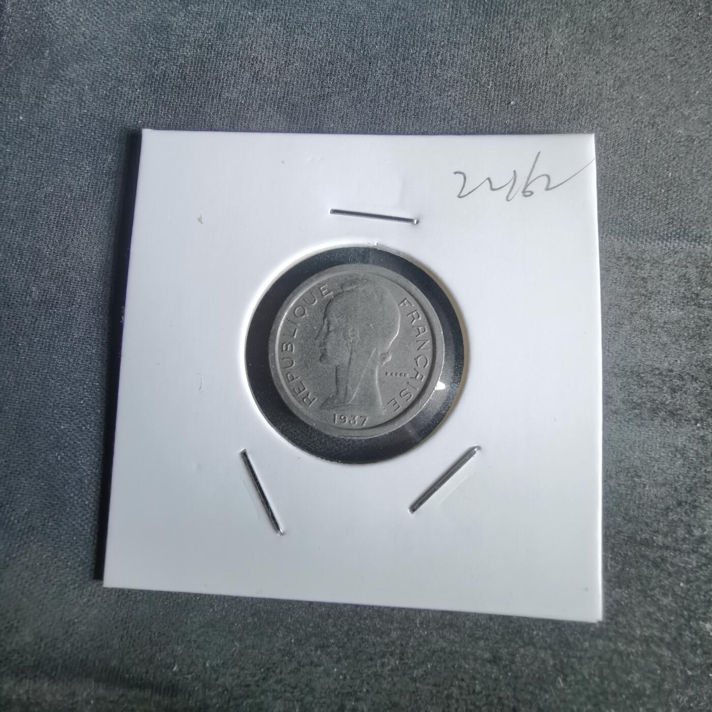 沼泽如烟--第1022场 法国1937年P.T.T.电话代币（电话币）