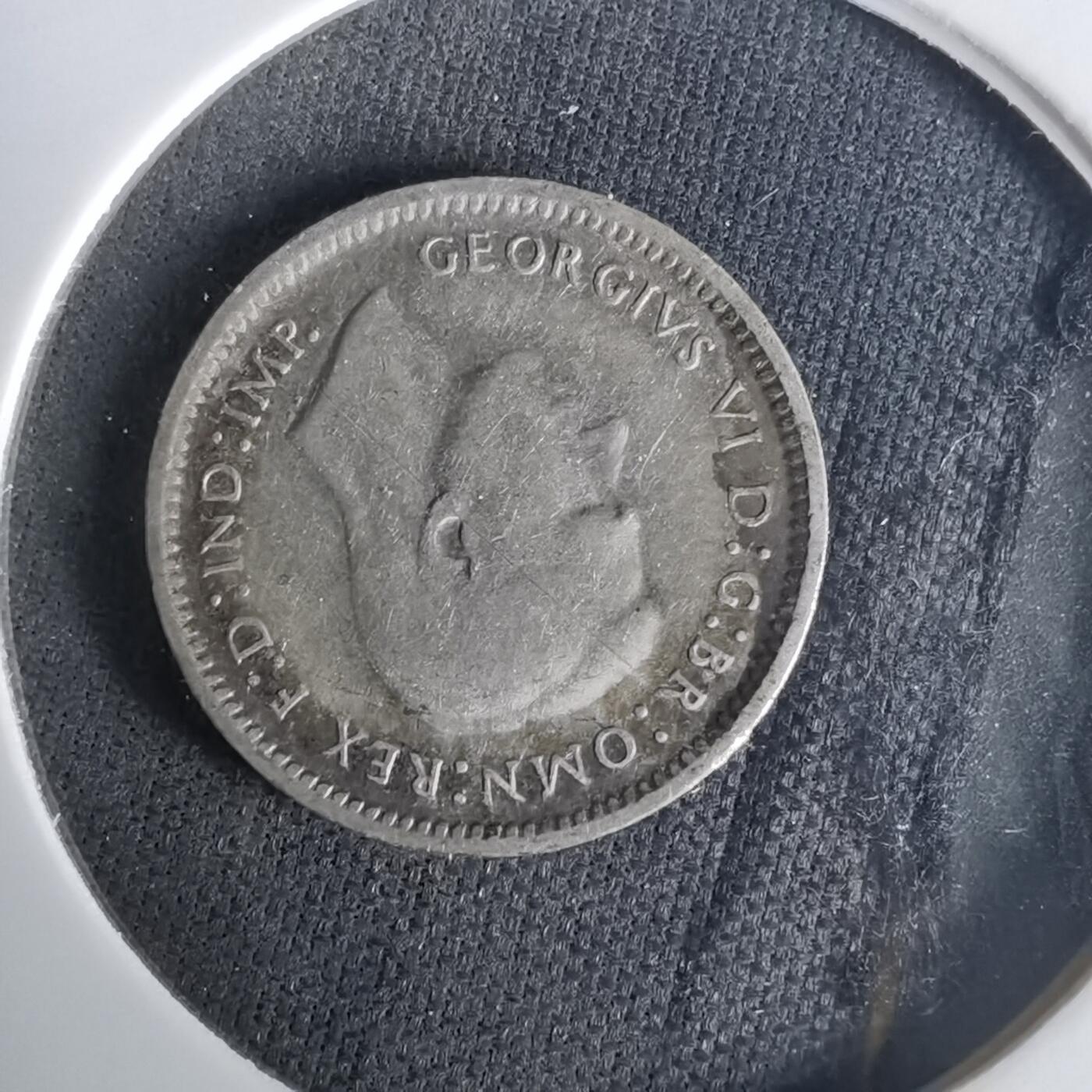 沼泽如烟--第1021场 澳大利亚1942年3便士银币