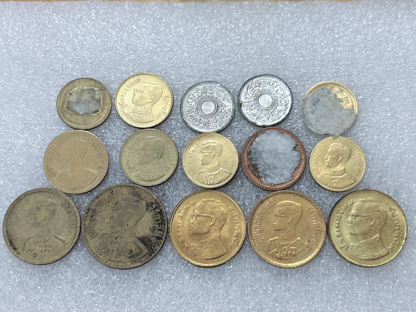 第一海外回流一元起拍收藏 散集专场  第302期 泰国硬币🇹🇭15枚