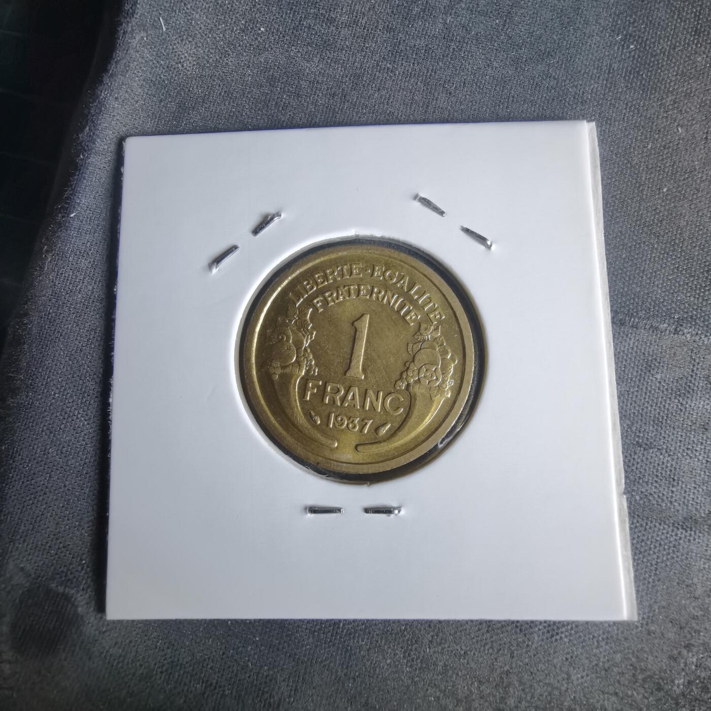 沼泽如烟--第1022场 法国1937年1法郎