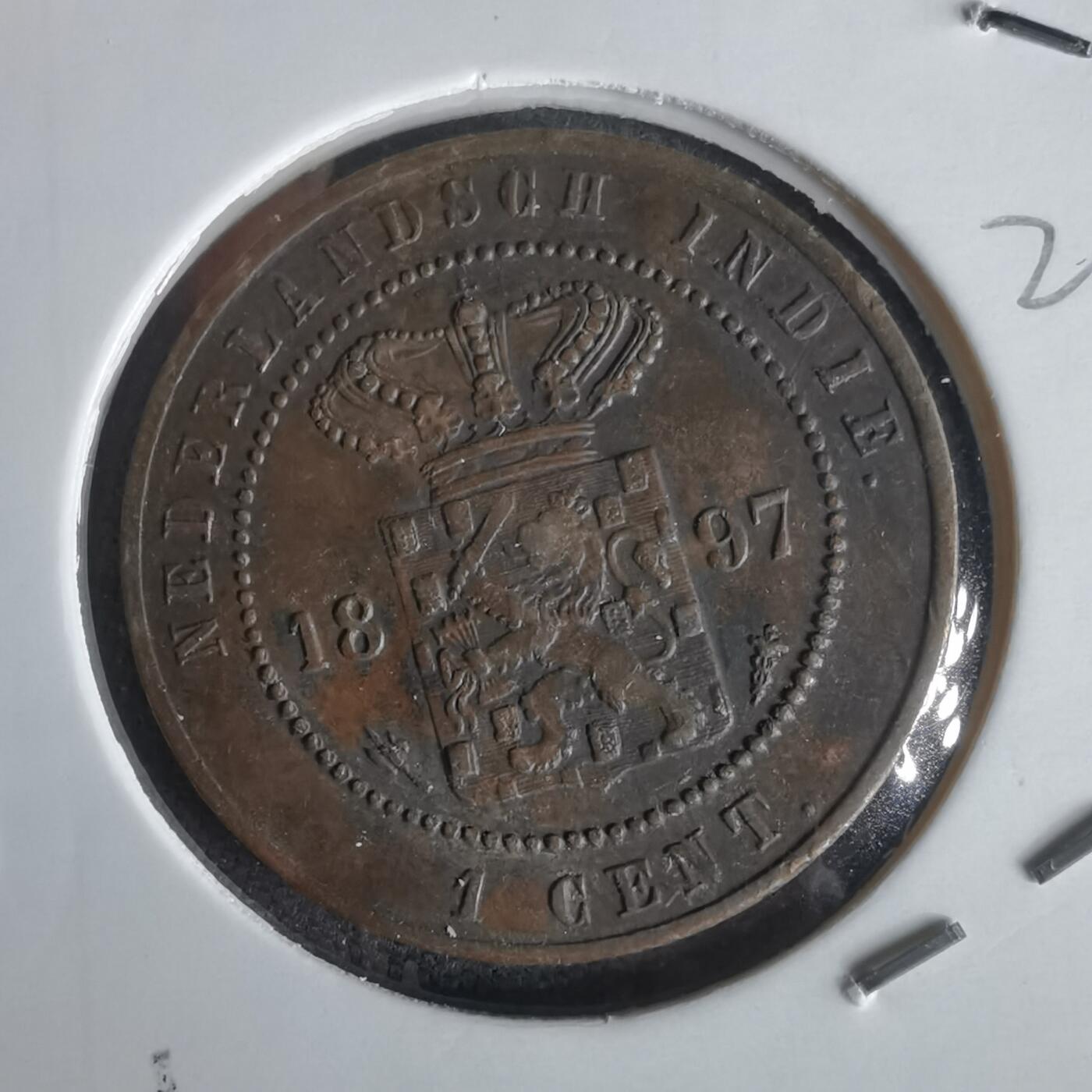 沼泽如烟--第1022场 荷属东印度1897年一分