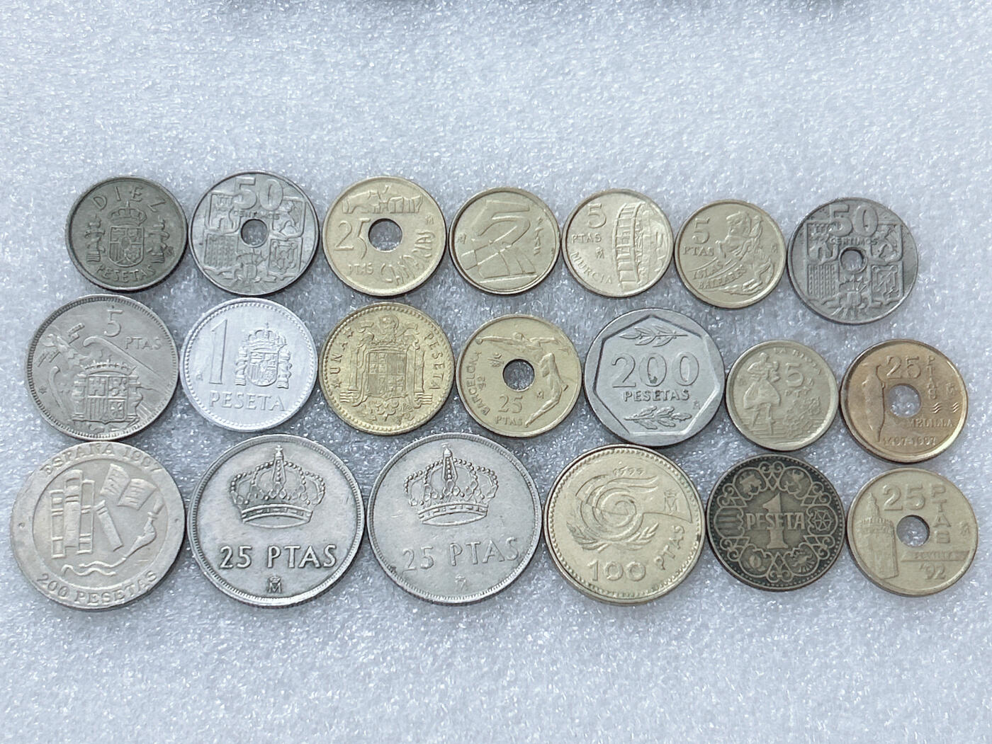 第一海外回流一元起拍收藏 散集专场  第302期 西班牙硬币 20枚 无重复