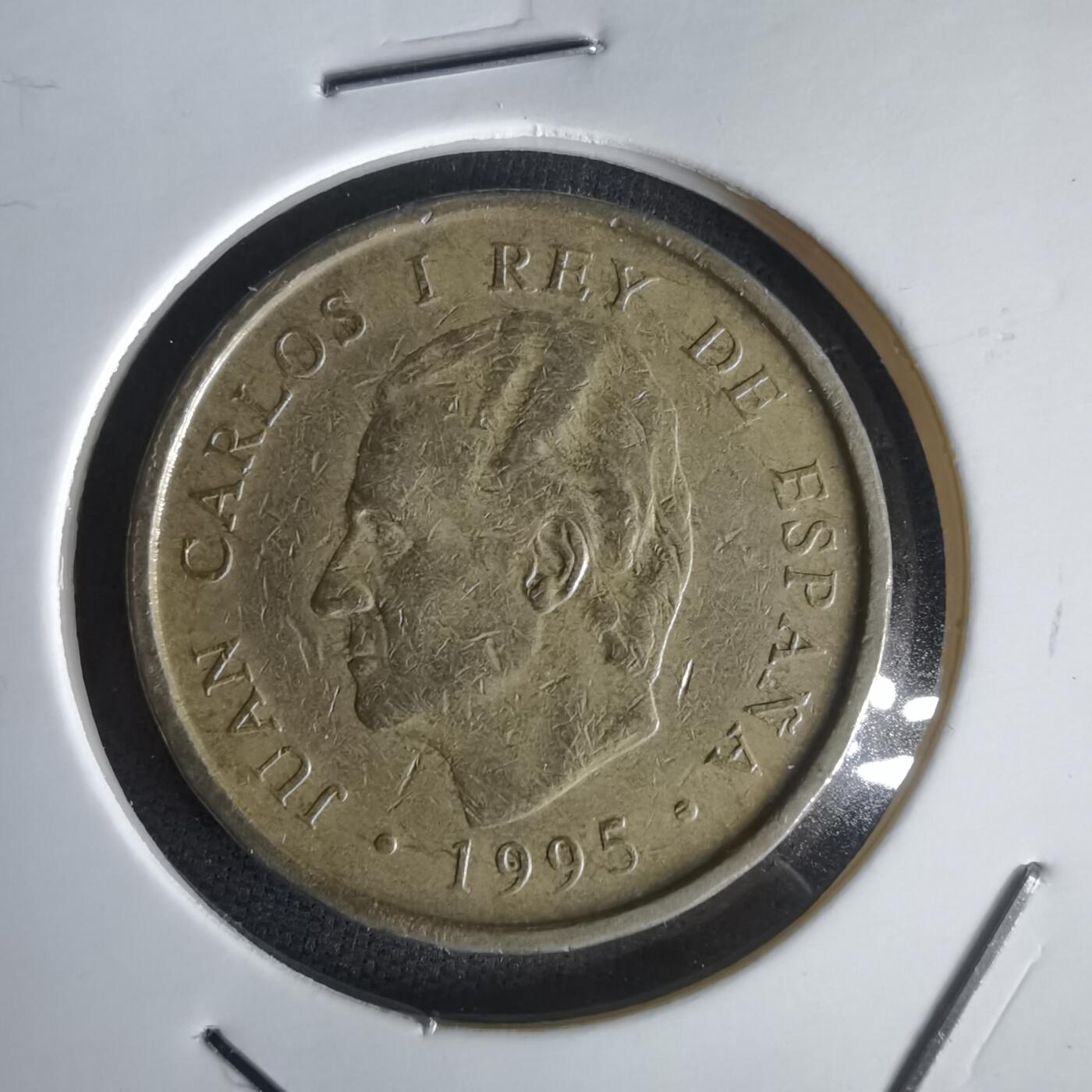 沼泽如烟--第1022场 西班牙100比塞塔纪念币