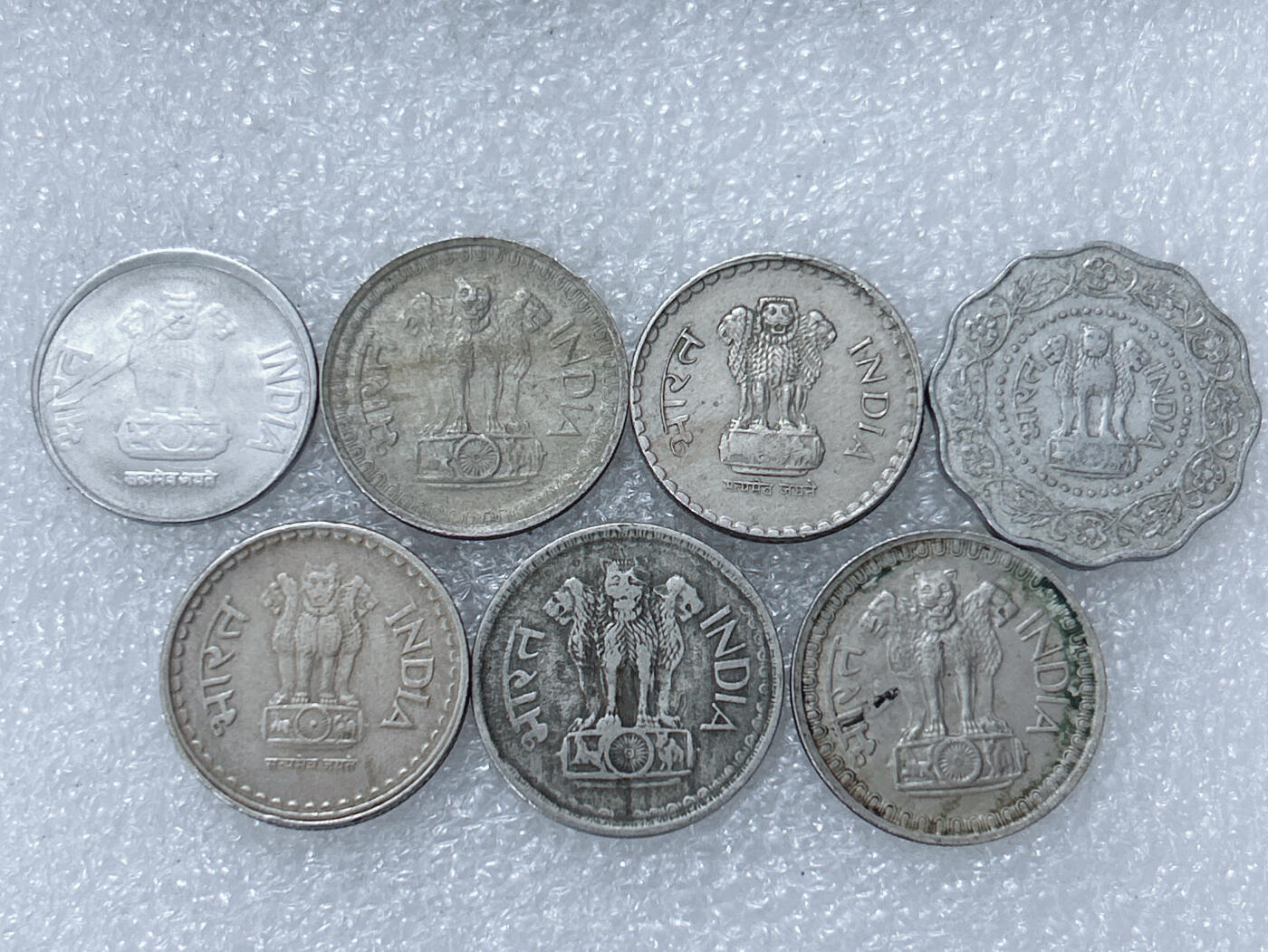 第一海外回流一元起拍收藏 散集专场  第302期 印度硬币 7枚