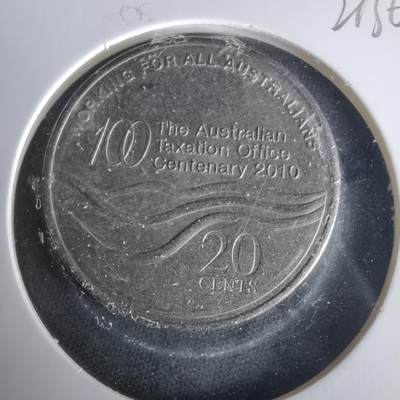 沼泽如烟--第1021场 - 澳大利亚2010年20分纪念币
