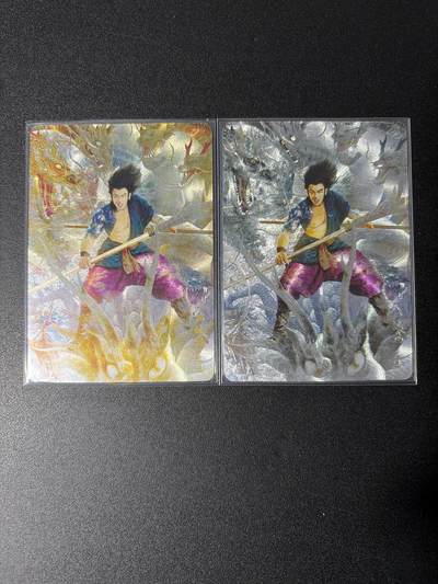 NO.27 好又多金牌大场，每周一站式配齐，方便凑单！（周6晚9点截拍，卖家送拍0抽成！） - 人文 正子公也 九纹龙史进异画 金版+银版 粗闪一对