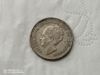 外国银币 - 1922年荷兰1/2盾银币