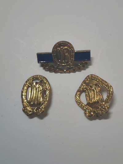 韵星假日军品类拍卖第46期 -- Rimey Holidays Militaria Auction 46 - 民主德国金级体育技能证章mini一组