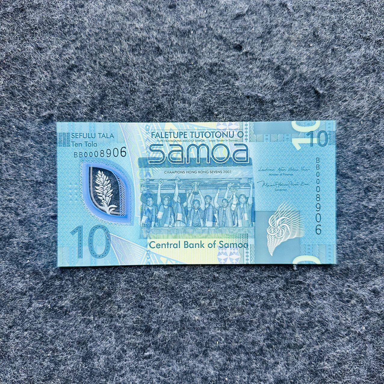 🇼🇸2607 ￥￥萨摩亚2025年50和100塔拉Polymer塑料钞