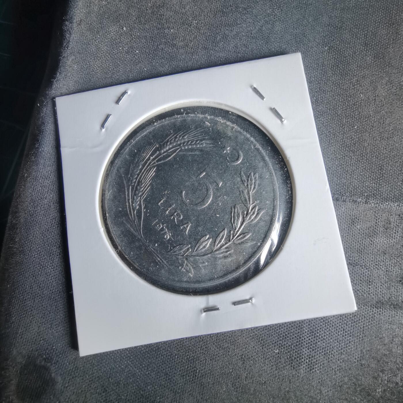 沼泽如烟--第1022场 土耳其1976年5里拉