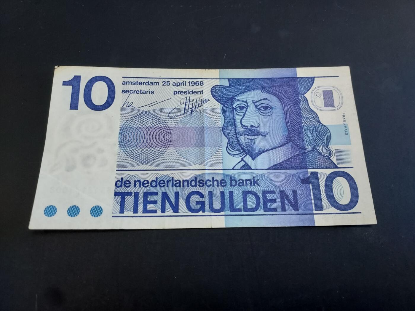 博彦收藏  AM 3月21日 8点钱币专场 全场包邮 荷兰旧版10 盾 流通品