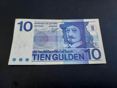 博彦收藏  AM 3月21日 8点钱币专场 全场包邮 - 荷兰旧版10 盾 流通品