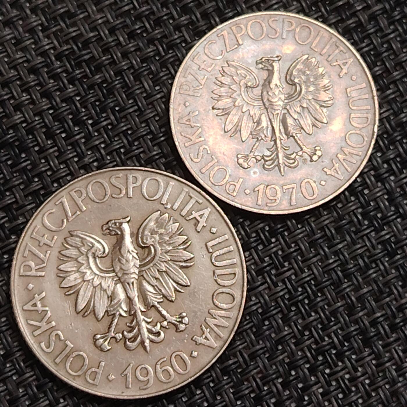 布加迪🐬～世界钱币(上海)🌾第 282 期 /  各国套币和散币 波兰🇵🇱 1960年 10兹罗提 大版