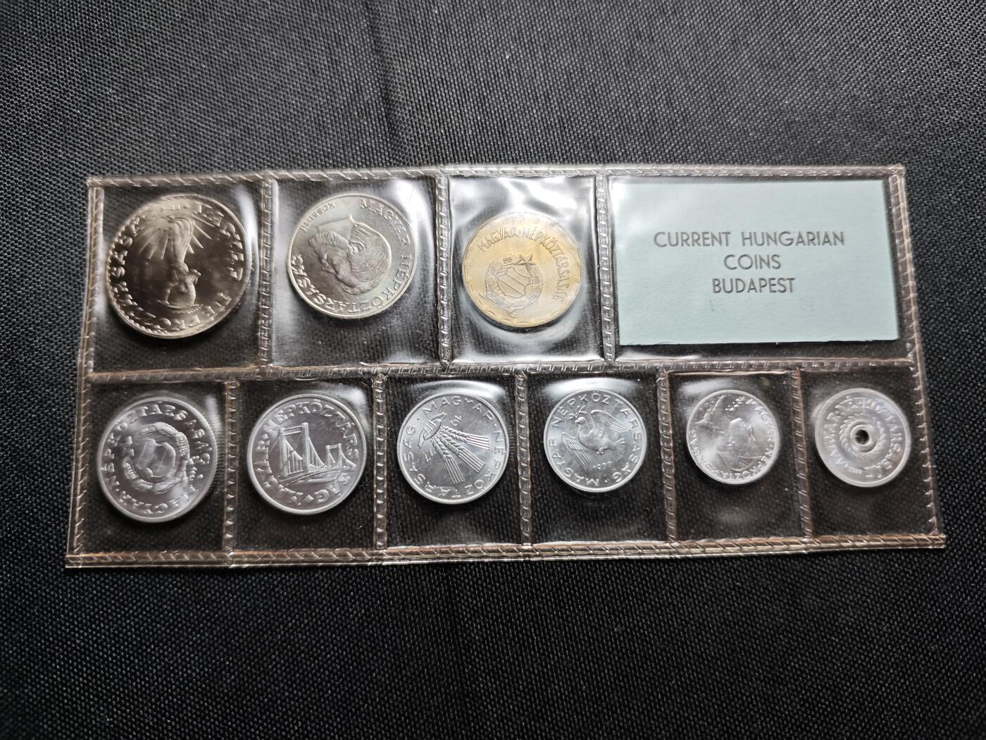 KK钱币收藏小铺   套币专场 2月预留时间 周末发货  1977匈牙利大小面值清年一套