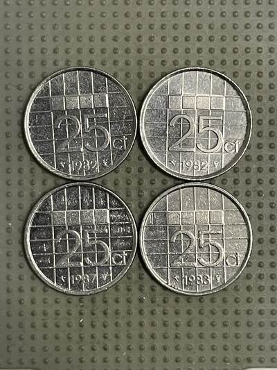 2026年第35场各国散币拍卖（总第185场） - 荷兰25分4枚