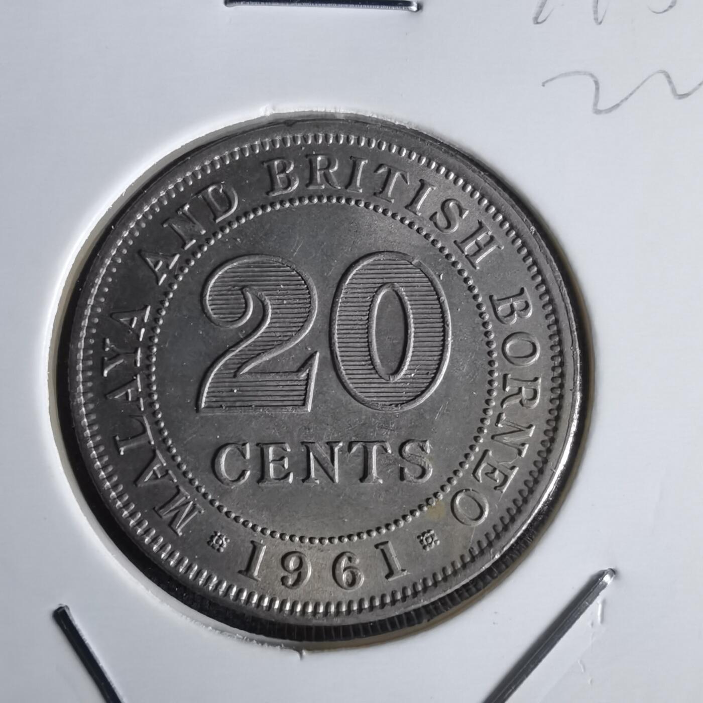 沼泽如烟--第1022场 英属马来亚婆罗洲1961年20分