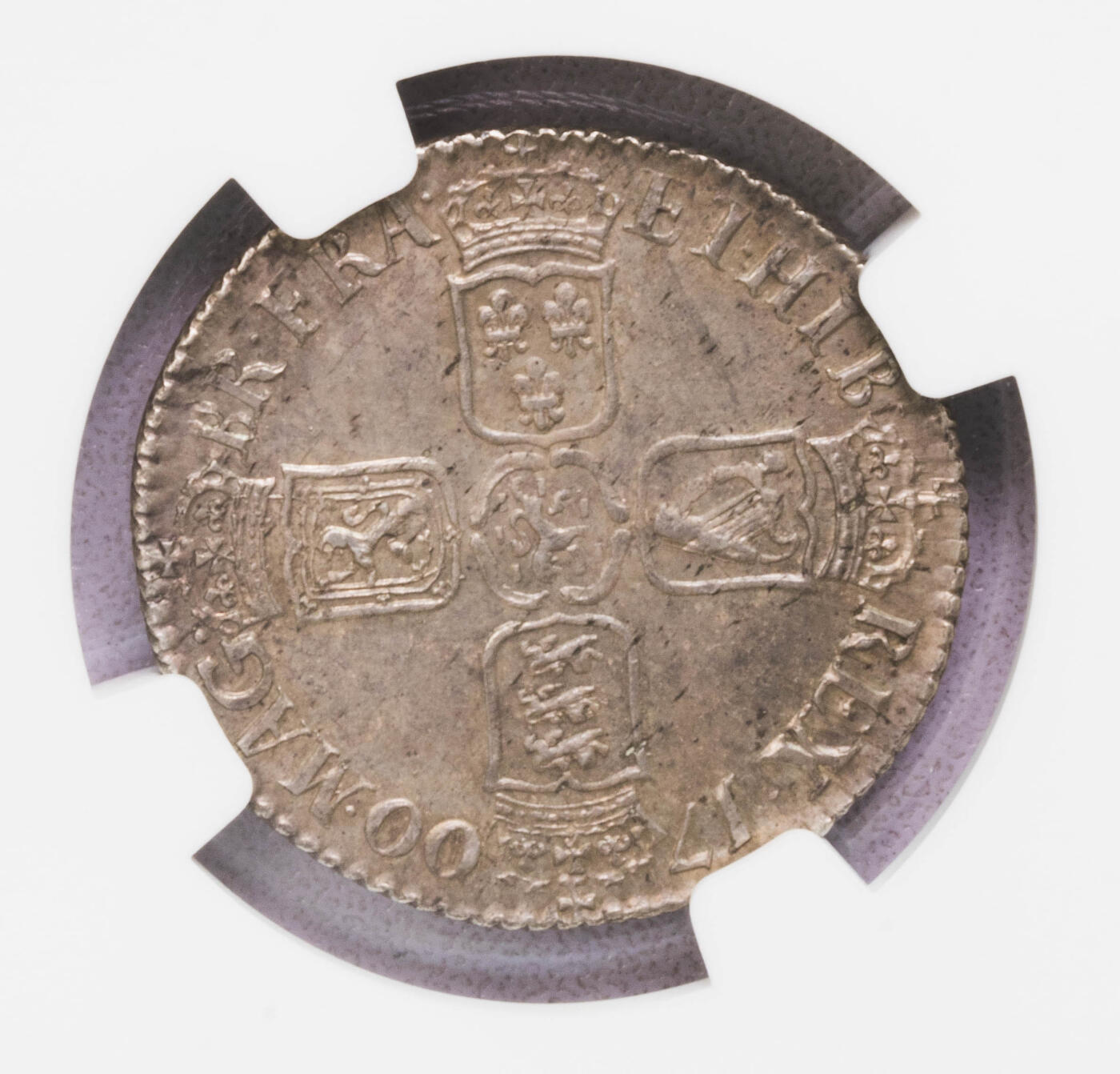 NGC-MS64 1700英国威廉三世先令银币