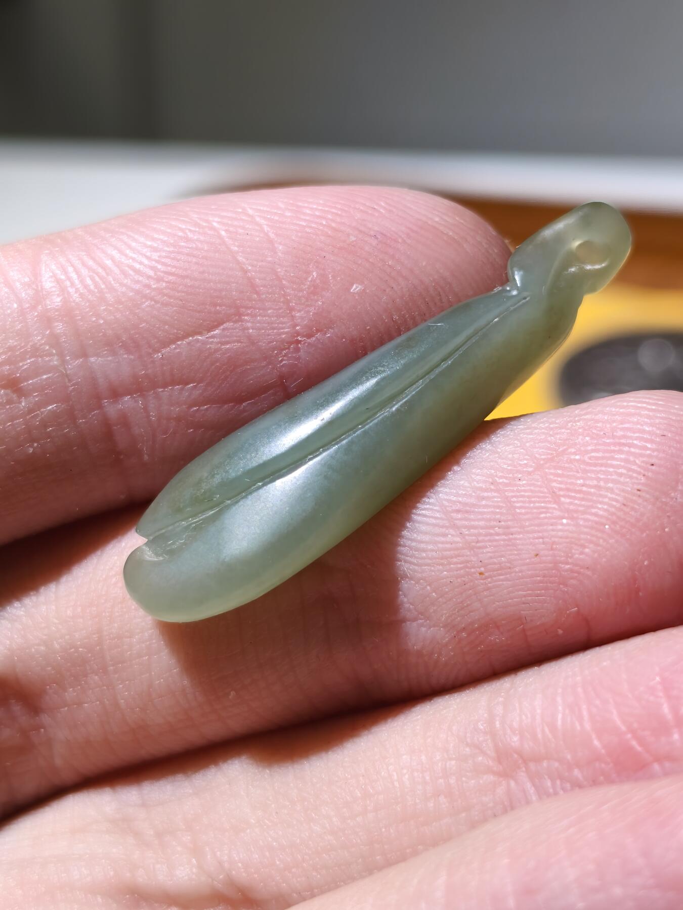 星盘世界钱币拍卖 和田玉且末料兰花，玉质细腻，纯手工雕刻