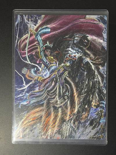 NO.27 好又多金牌大场，每周一站式配齐，方便凑单！（周6晚9点截拍，卖家送拍0抽成！） - 昆仑万象 权迎东 雨夜扈三娘 A4粗闪大卡